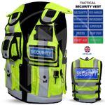 Hi viz Security Jacket Tactical Dog Handler Vest Enforcement CCTV Vest ONE SIZE