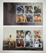 2015 DY15 Star Wars (1st issue) Prestige Booklet Pane 1 (DP489) & 5 (DP493). MNH