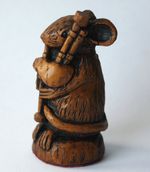 Church Mouse Musician Bagpipes Unique Scottish ornament Scottish Bagpiping Gift