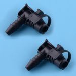 2xWater Outlet Hose Connector Fit For Chevrolet Cruze Sonic Trax Buick Encore ea