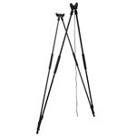 BushWear 4 Leg Shooting Stick  Sturdy and Adjustable Shooting Support for Hunti