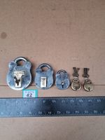 Small Job Lot of Vintage Padlocks Squire, Nabic & 1 Unbranded 2nd left no Key