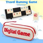 Rummikub Pouch Travel Game - Age 7+ Compact & Portable Fun 2-4 Player Game-UK