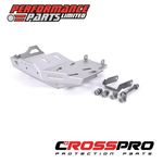 Yamaha XT660Z Tenere 2011 CrossPro Ice Silver Aluminium Bash Plate / Sump Guard