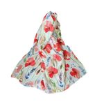 Lightweight Multicoloured Poppy Design Summer Scarf 