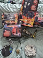 DOCTOR WHO MICROUNIVERSE HUGE BUNDLE! Complete Figures, Boxed Ships, Tardis Case