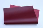 Calf Leather Veg Tan, Burgundy A Size Panels 0.8-1mm Thick, Bookbinding, Linings