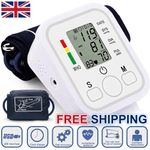 Digital Automatic Blood Pressure Monitor Upper Arm BP Machine Heart Rate 2026