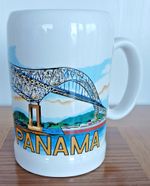 Panama Canal Ceramic Beer Mug Stein 1 pint 1/2 litre