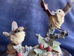 Country Artists Wren with Young CA442. 6 Inches by 5 Inches