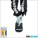 Oxford Monster Premium Motorcycle Chain & Padlock Security 2M x 14mm