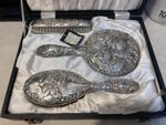 Vintage Sterling Silver Angel dressing table Set