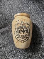 GENUINE ANTIQUE KITCHENALIA VINTAGE LARGE STONEWARE NUMOL TONIC & NERVINE POT