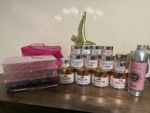 Glitterbels Acrylic Kit & Set Colour & Glitter Powders with HEMA Free Monomer