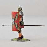 THOMAS GUNN- Set ROM129A - Advancing Roman with Pilum lowered, Red Shield-1/32sc