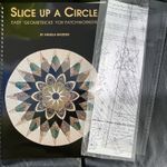 Angela Madden Slice Up a Circle Book AND Circle Slice Ruler Bundle Patchwork Set