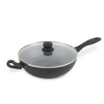 Russell Hobbs Wok With Lid Non-Stick Stir Fry Cooking Pan Induction Safe 28 cm