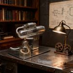 B- Engine Model& Alcohol Lamp External Combustion Engine For Teaching&