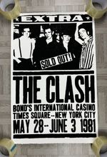 Poster - The Clash At Bond's NYC Hand Screenprinted Limited Edition Poster #73