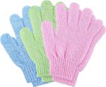 Pack of 6 Exfoliating Gloves – Premium Body and Face Shower Mitts for Deep Clean