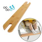 For IKEA Antilop Adjustable Height Solid Bamboo Highchair Footrest Easy Fit