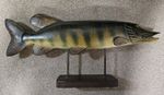 Vintage Pike Fish Display 