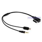 For VW MDI Audi AMI Music Interface Connector Charger Aux Cable iPhone 12 13 14