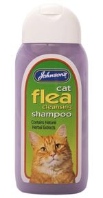 Johnsons Cat Flea Cleansing Shampoo - 200ml