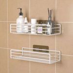 1-4Pcs Shower Caddy Shelf Bathroom Basket Bath Storage Holder Organizer Rack UK1