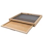 Varroa Mesh Floor with Inspection Tray – for B.S. National Hive| Galvanized Mesh