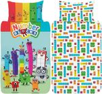 Numberblocks Junior Toddler Bedding Set Cotbed 2-in-1 Design Duvet Cover Set