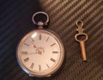 Antique Silver Pocket Watch Key Wound Retailed By British Supply Corporation Ltd