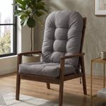 Outdoor Chair Seat Pads High-Back Rocking Chair Cushion Waterproof Patio Cushion