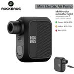 ROCKBROS Bike Electrical Air Pump Portable Bicycle Tire Inflator Type-C Charging