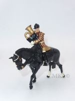 MKL Miniatures MKL23 Mounted Lifeguard Band Euphonium 1:32 Scale Metal Figure