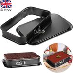 Cake Tin Rectangular Non-Stick Spring Form Baking Bake Tray Bakeware 32.7 x 23cm