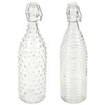 1 3 6x 1L Water Oil Glass Glass Swing Lid Bottle Reusable Drink Storage Decor
