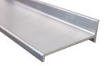 Weather leg water leg aluminium 5 cm x 100 cm drip edge weather protection rail
