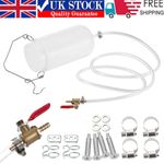 UNIVERSAL MOTORCYCLE 1 LITRE AUXILIARY FUEL TANK & CARB BALANCING TOOL BOTTLE