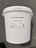 PF Solvent Wipes Socomore SOCOSAT-15233-PF-SOLVENT  (250-WIPE-TUB)