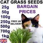 Cat Grass Seeds - Oat Grass - 25g 50g 100g 250g 500g 700g & 1kg FREE UK DELIVERY
