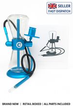 Cookies Hourglass Gravity Bong Hookah Set | Glass & Alloy | UK Seller