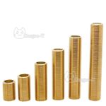 Brass Running Nipple 1/2" 3/4" Bsp Long 30-120mm Threaded Pipe Fitting Plumbing
