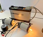 Elinchrom 202 Pack and two heads all working well  lights photo flash