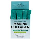 Marine Collagen Peptides Powder 30 Packets Hair Skin Nails