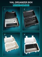 Peptide Storage Organiser Travel Case for 3ml & 10ml Vials