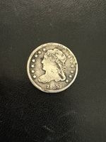 1835 Small Date Large 5 Half Dime VG