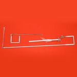 External Manual override Kit for roller garage doors with tube motor