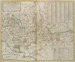 P. SCHENK (1660-1778), map of the Meissen circles, 1754, copperplate engraving