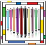10 x STYLUS PEN PENS for TOUCH SCREEN IPAD IPHONE TABLET SAMSUNG TAB etc.